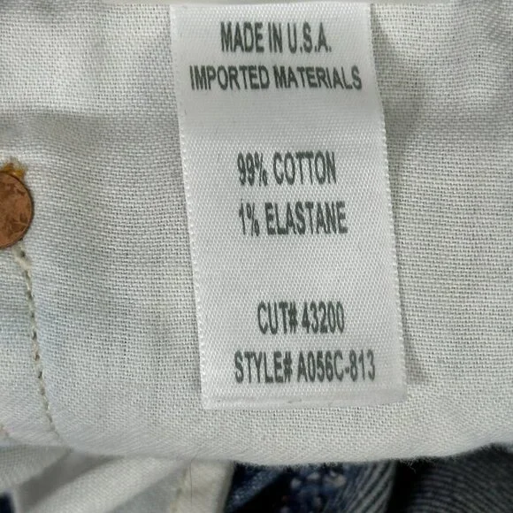 Agolde Riley High Rise Straight Crop Air Blue - Picture 9 of 10